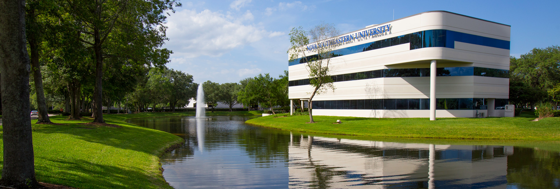 Jacksonville Florida campus next to lake