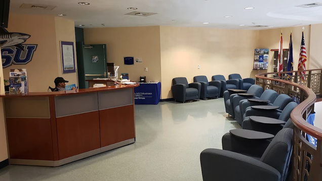 Miramar regional campus lobby