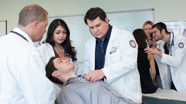 PA students at lab fort myers campus