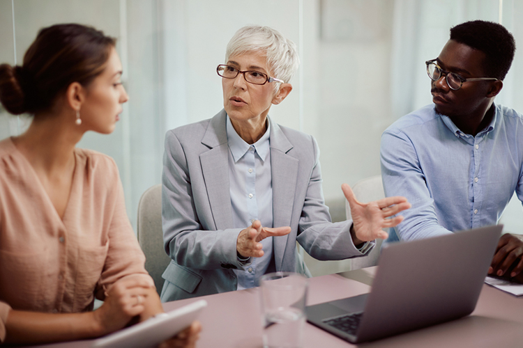 Group of people in a meeting