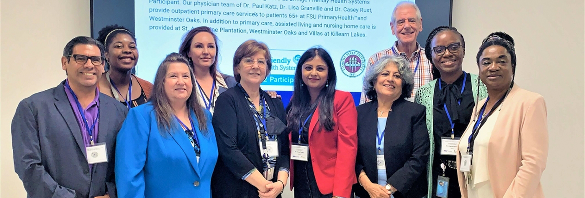 Geriatric workforce enhancement program team group photo