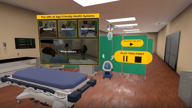 Virtual reality scenario room