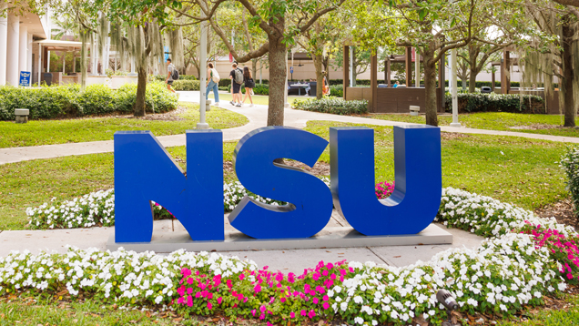NSU logo sign on outdoors
