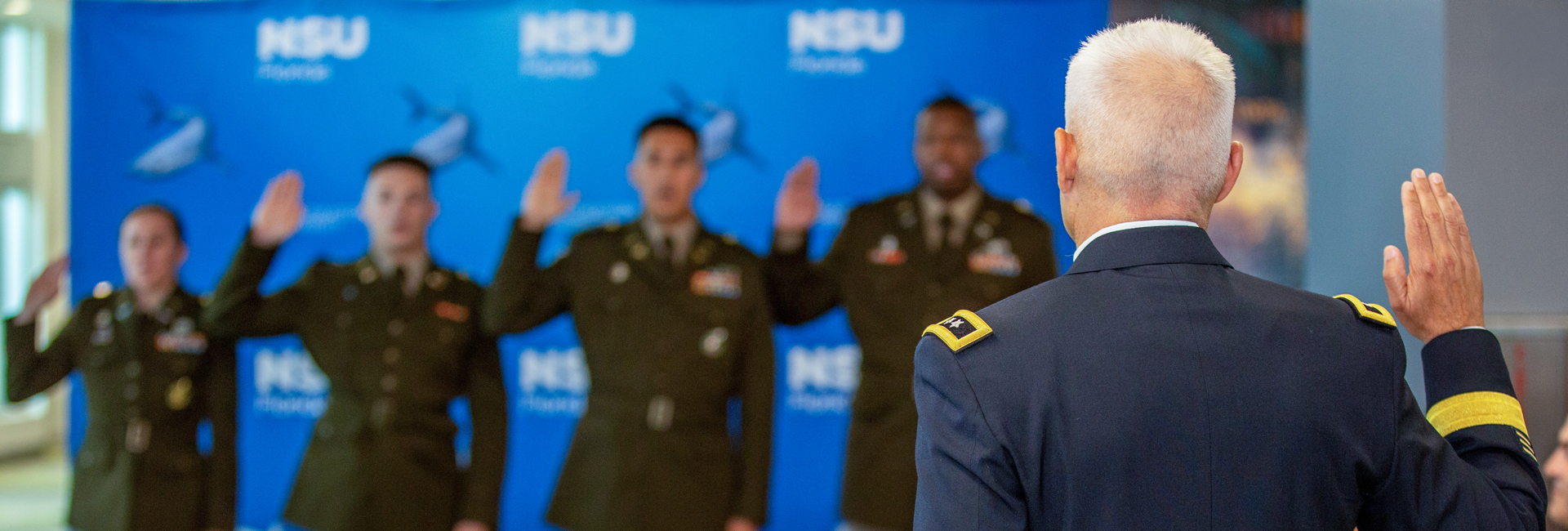 Oath of office student military