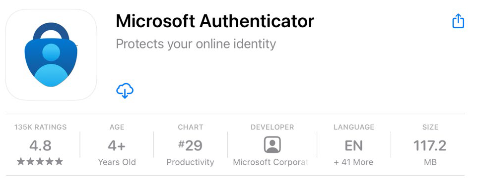 Install the Microsoft Authenticator app