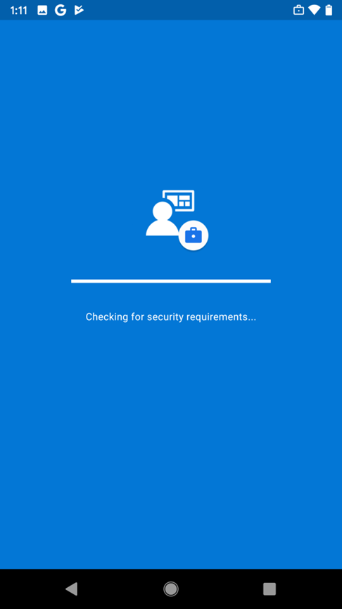 Checking for security requirements